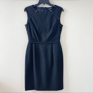 Gianni Bini Black Crew Neck Dress